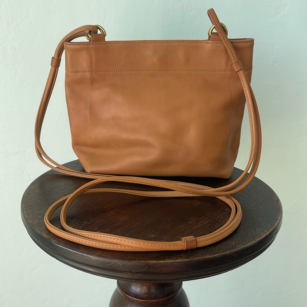Vintage 90s (Estimated) Coach in Butter-Soft British Tan Leather